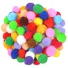 TOAOB 300 Pieces Pompoms 30 mm Colourful Pompom Fluffy Plush
