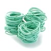 My Lello Small Aqua Blue Hair Elastics Ponytail Holders No
