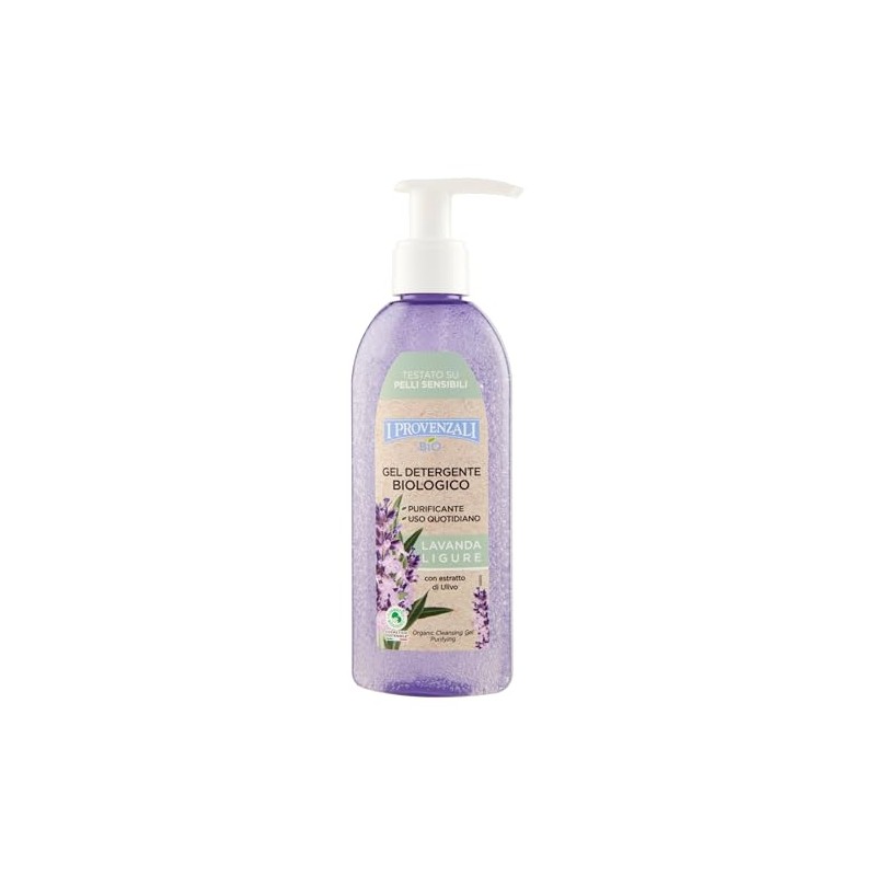 I Provenzali | Organic Face Cleansing Gel with Ligurian Lavender