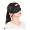 Block Out Blindfold Sleep Mask Includes noise cancelling earplugs (Black,