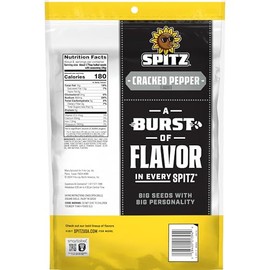 Spitz Spitz Sunflower Seeds Pack, Cracked Pepper, 16 Oz Snack Bag