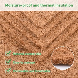 Lam-lord Chicken Nesting Pads, 6 Pack Chicken Nest Pads Natural Coconut Fiber Chicken Nesting Box Liners Chicken Coop Bedding Mats Hen House Bottom Poultry Supplies for Hen Laying Eggs