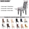 Zindoo Stretch Chair Covers for Dining Room, High Back Dining