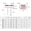 sourcing map 10pcs Photoresistor LDR 4mm Light-Dependent Resistor Sensor GL4516