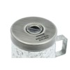 KitchenCraft Industrial Kitchen Galvanised Steel Vintage-Style Salt Shaker, 9 x