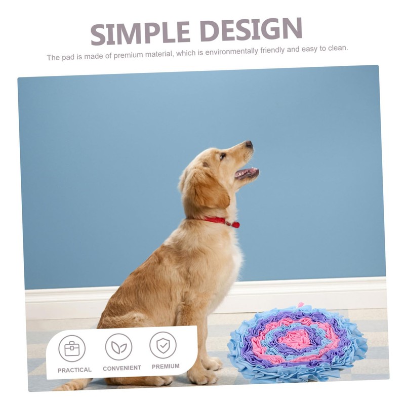 Generic Dog Slow Feeding Mat Practical Snuffle Mat for Dogs