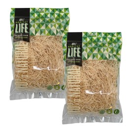 Quality Growers - The Habitat Life - Natural Fine Cut Excelsior - for Birds, Hamsters, Gerbils, Rats & Other Small Mammals - Soft & Absorbent - Wood Fiber - Dye-Free & Safe - Small - 2 Pack