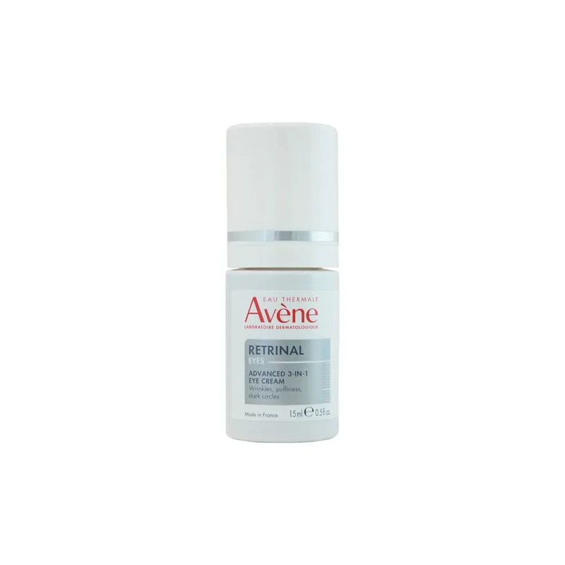 Contorno de Ojos Avène Retrinal 3 en 1 Antiarrugas Iluminador