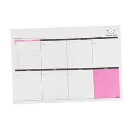 Parliky 4 Tearing Weekly Planner Desk Organizer for to-do List Schedule Memo Pad for School Office