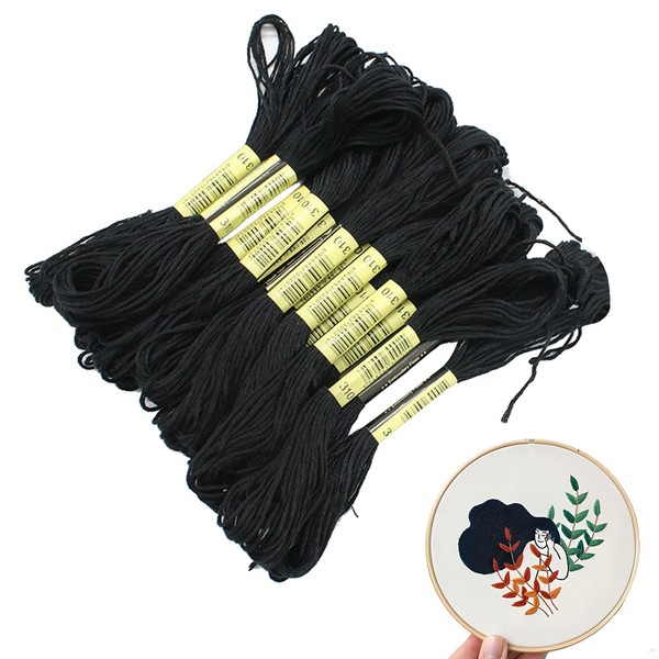 Stickgarn Set für Handarbeit 24 Stränge – Hochwertige Stickfäden für