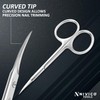 NIVICO Fine point Cuticle Scissor 10cm - Mirror Finish Multi-Purpose