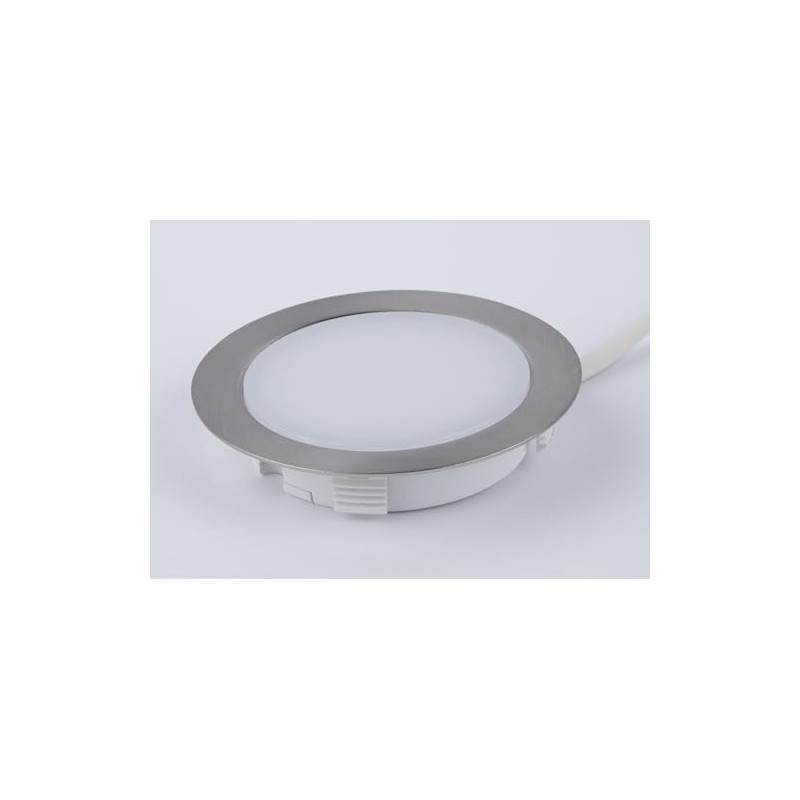Leyton Lighting DLM-SS-4K Trydan 240v LED Recessed Light, Stainless Steel,