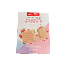 Power Crunch PRO French Strawberry Creme High Protein Bar 20g Protein 4 Ct