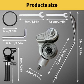 Electric Drill Plate Cutter, Metal Tin Snips for Cordless Screwdrivers, Sheet Nibbler Attachment of Hand Drill, Sheet Metal Nibbler for Cutting Iron, Tinplate, Steel, Copper, Aluminium