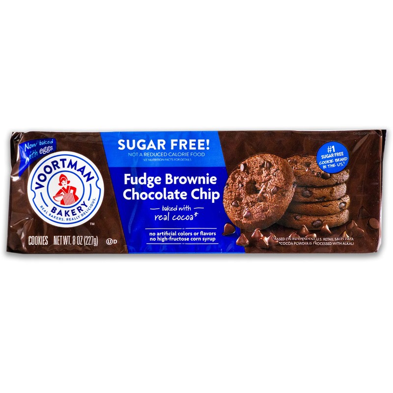 Voortman Sugar Free Cookies - Variety Pack - Chocolate Chip
