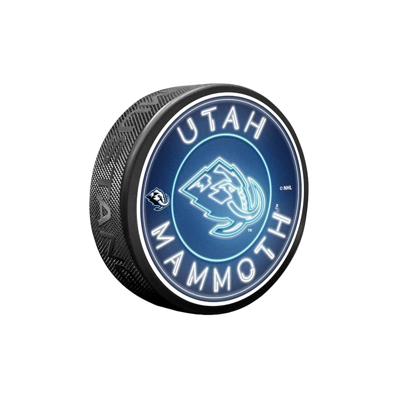 Utah Mammoth | Neon Puck