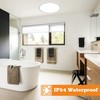 Peasur 25CM LED Ceiling Light 3000-6000K, 24W 3200LM Bathroom Light