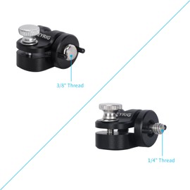 Niceyrig 15mm Single Rod Holder Clamp with 3/8'' Arri Locating Screw Mounting