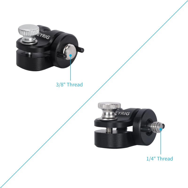 Niceyrig 15mm Single Rod Holder Clamp with 3/8'' Arri Locating