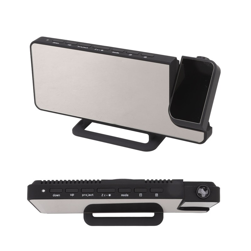 Digital Projection Alarm Clock LED Display USB Powered Auto Sensitivity