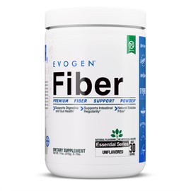 Evogen Fiber - Premium Fiber Powder Supplement | No Bloat, Constipation & Gut Health Support | Unflavored | 30 Servings