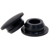 ONLYKXY 5 Pcs Black Silicone Round Snap in Type Locking