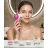 Cepillo Limpiador Facial 5 en 1 Eléctrico Rosa MS FASHION