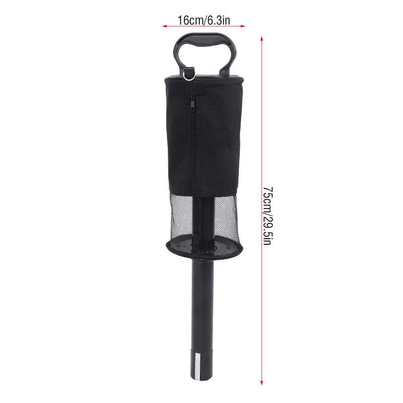 Portable Golf Ball Picker Pick ups Retrievers Pocket Storage Bag