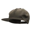 Nissi 5 Panel Cotton High Profile Flat Bill Unstructured Cap-Olive