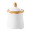 Juliska Bamboo Sugar Bowl - Coffee Sugar Bowl with Lid