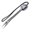 Western Native American wind 青馬 [Bolo Tie Necklace] polar Tie