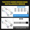 10 Pods Full Angle RGB Rock Lights Compatible with 12V-24V
