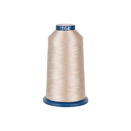 RICHWORD Embroidery Thread 4000M 40WT Polyester Thread for All Commercial & Domestic Embroidery Machines Brown 0164
