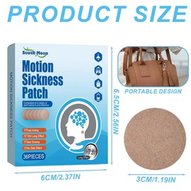 JAWUZ 36 Stück Reise-Pflaster für Auto & Boot – Unterstützung für angenehme Reise, für Kinder & Erwachsene