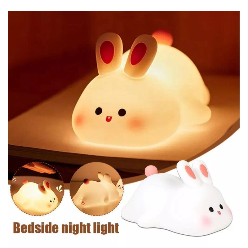 generic Adornos De Luz Nocturna Pequeños De Conejo De Cara