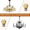 PATIKIL 30mm Lamp Shade Finial, Lamp Finials Caps Knob with