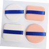 Ipetboom 10pcs Dry Wet Makeup Puff Square Round for Foundation