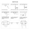 Huanmin Swing Attachment 400 kg Load Capacity Hammock Attachment 180°