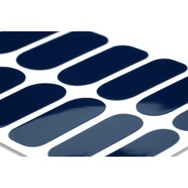 TOUGH GIRLS | 20 Exquisite Gel Nail Polish Strips w/Application Accessories - No UV/LED Lamp Required (Navy)