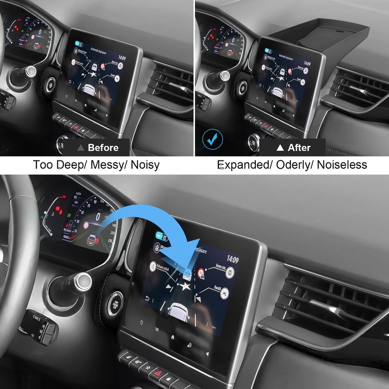 Coleya Centre Console Storage Box Compatible with Renault Captur 2