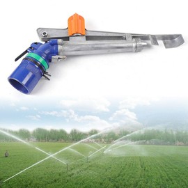 LiFuJunDong 2‘’ Agriculture Irrigation Spray Gun Sprinkler Large-Area 360° Adjustable Watering Sprinkler (2'' Normal)