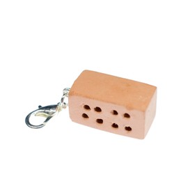 Miniblings Brick Stone Charm Pendant Bracelet Wristlet Bricks Blocks Wall Bricklayer
