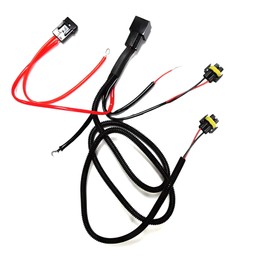 iJDMTOY H11 880 890 Relay Wiring Harness Compatible with Automtive Driving Light, Daylight DRL, Fog Light, Off-Road Lighting, etc