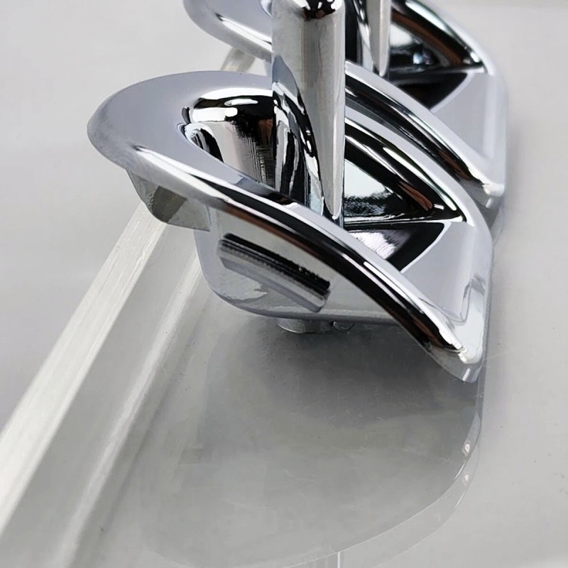 Mustang UPR 4pc CHROME Door Lock Knob Kit Compatible w/