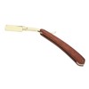 Foldable Beard Clipper Holder Wooden Handle Men Manual Beard Trimmer