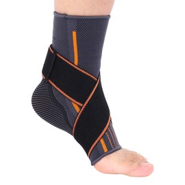 Keenso Ankle Support Brace, Compression Breathable Foot Elastic Protective Belt for Improved Stability and Comfort (One Size for Women (S))