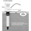 EMVANV Caravan Sink Hand Pump, Hand-Operated Drum Pump, Caravan Sink