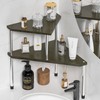 Weenson Bathroom Counter Organizer Corner Shelf - 2 Tier Bathroom