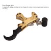 Bow Release Aids Aluminum Alloy Adjustable 4 Finger 360 Degree