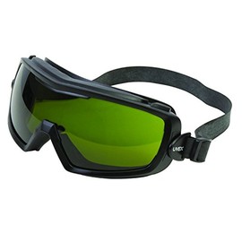 UVEX by Honeywell S3543X Entity Series Goggle with Shade 3.0 Lens, Matte Black Body and Uvextra Anti-Fog Coating